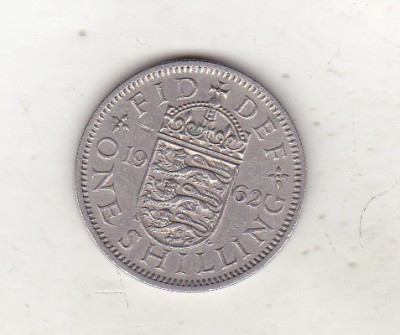 bnk mnd Marea Britanie Anglia 1 shilling 1962 foto