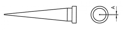 LT T VARF DE LIPIT 0,6MM T0054448299 WELLER foto