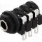 Conector jack, Jack 6,3mm, 3 contacte, mama, AMPHENOL - ACJS-PHS