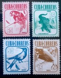 Cuba 2005 fauna pasari, papagal cubanez, pasarea colibri cubaneza, crocodil serie 4v neștampilată, Nestampilat