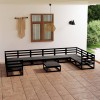 VidaXL Set mobilier de grădină, 11 piese, lemn masiv de pin 3076278