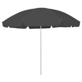 vidaXL Umbrelă de soare de plajă, antracit, 300 cm