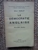LA DEMOCRATIE ANGLAISE - ALBERT NOBLET