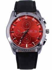Ceas Barbatesc Matteo Ferari Black Red Silver Clasic III foto