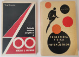 Lot 2 Manuale Fotbal Pregătirea fizica a fotbaliștilor Fotbalul modern, 1967, Alta editura