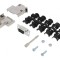 Conector D-Sub 9-Pin Femelă Unghi 45&deg; Lipire Pe Cablu Gold Flash