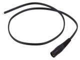 Cablu Alimentare DC 5,5/2,5 Negru 0,5m