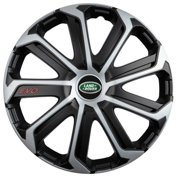 Set 4 Capace Roti Evo Gri-Negru R15, pentru ROVER