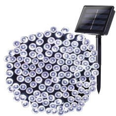 Instalatie Craciun Solara MRG M953, Alb Rece, 10 Metri, Pentru Exterior C958
