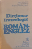 Dictionar frazeologic roman englez