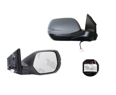 Oglinda exterioara Honda Crv (Rm), 01.2015-, Honda Crv (Rm), 11.2011- , partea Dreapta, culoare sticla crom , sticla convexa, cu carcasa grunduita, a foto