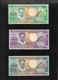 Set Suriname Surinam 25 + 100 + 250 gulden unc