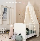 Baldachin Alavya Home 250x50 cm bumbac organic crem