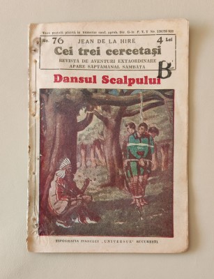 Jean de la Hire - Cei trei cercetași - Nr. 76 Dansul scalpului foto