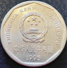 Moneda 1 YI JIAO - CHINA, anul 1995 *cod 708 A foto