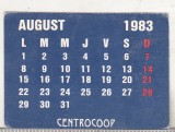 Bnk cld Calendar de buzunar - 1983 - CENTROCOOP