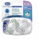 Suzeta din silicon Chicco PhysioForma Light Glow, 2 buc, unisex, 16-36 luni