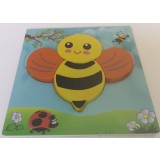 Puzzle din lemn,Albina