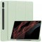 Husa pentru Samsung Galaxy Tab S8 Ultra, Techsuit, Flex Trifold, Verde Matcha