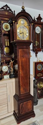 Ceas de podea cu pendul si 2 greutati Sinclair Harding foto