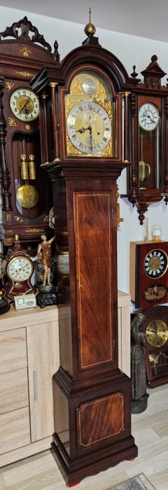 Ceas de podea cu pendul si 2 greutati Sinclair Harding