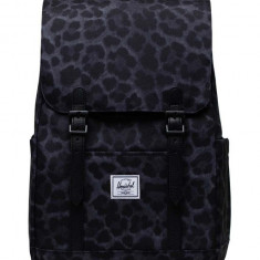 Herschel rucsac Retreat Small Backpack culoarea negru, mare, modelator