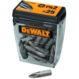 DeWalt DT71522 - Set capete de insurubare profil PH2 25 bucati