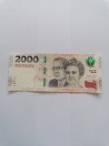 Argentina 2000 pesos (2023) UNC - urma cum a fost prinsa in fisic