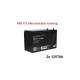 Pachet de baterii de &icirc;nlocuire APC APCRBC113 (2x 12V 7Ah)