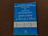 EUGEN POPA PROBLEME DE ANALIZA MATEMATICA PENTRU CLASELE A XI A SI A XII A 12/1