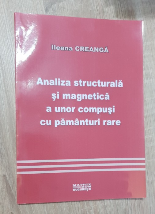 Analiza structurală și magnetică a unor compuși cu păm&acirc;nturi rare-Ileana Creangă