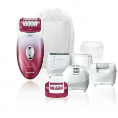 Epilator Panasonic ES-ED92RP503 48 pensete Wet&amp;amp;Dry Alb/Rosu foto