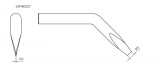 SPI80 237 L&Ouml;TSPITZE MEISSELFORM GEBOGEN, 5,0 MM F&Uuml;R SPI 81 4SPI80237-1 WELLER