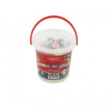 Plastilina modelat, 10 culori, pentru scolari si prescolari, galetusa transport, gramaj 400 grame