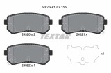 TEXTAR 2432001 Q+ set placute frana,frana disc