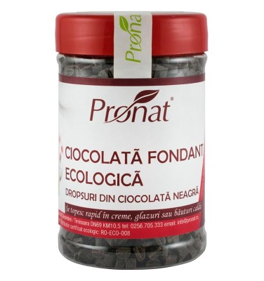 Ciocolata Fondant Bio 180gr Pronat foto
