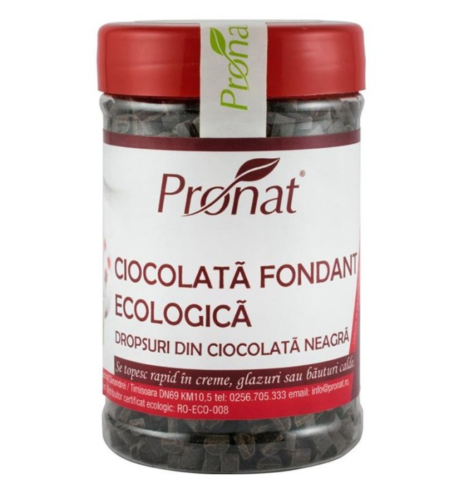 Ciocolata Fondant Bio 180gr Pronat