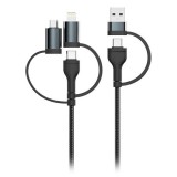 CABLU 5IN1 TIP C - MICROUSB - USB - LIGHTNING 1.2M, Oem