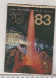 bnk cld Calendar birou - 1983 - URSS - Leningrad