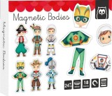 Puzzle magnetic educativ din lemn - Eroi de basm