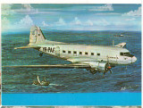 CPI B 11373 CARTE POSTALA - AVION. DOUGLAS DC-3, YR-PAF, Necirculata, Fotografie