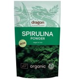 Spirulina pulbere bio 200g Dragon Superfoods