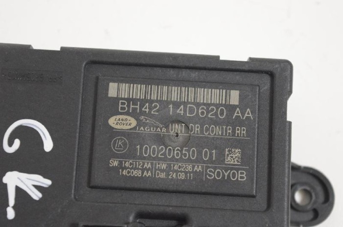 Modul de control ușă st&acirc;nga spate JAGUAR XF X250 2012 OEM: BH42-14D620-AA,1002065001 | 2953098