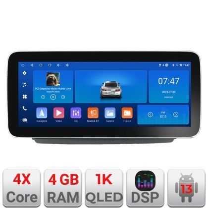 Navigatie Fiat Ducato 2021- Edotec Incell 1K 12.3 inch 4+64 carplay android auto radio internet KIT-ducato2024+EDT-E212-RK CarStore Technology
