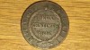 Haiti - moneda de colectie foarte rara - 2 centimes 1846 - var 1 - greu de gasit, America de Nord