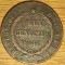 Haiti - moneda de colectie foarte rara - 2 centimes 1846 - var 1 - greu de gasit