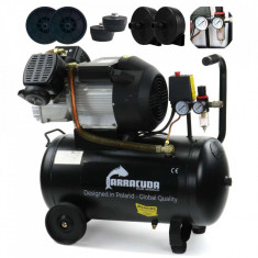 Compresor de aer industrial 2 cilindri 530 l/min 50L 2.2kW230v B-V2-2047-50L foto