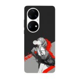 Husa compatibila cu Huawei P50 Pro model Asuka Langley Soryu Neon Genesis Evangelion, Silicon, TPU, Viceversa