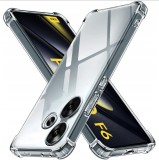 Husa Xiaomi Poco F6 Techsuit Shockproof Clear Silicone, transparenta