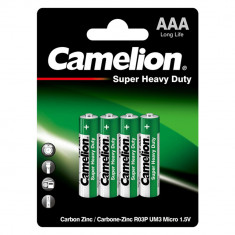 Baterii AAA LR3 1.5V Camelion Super Heavy Duty Blister 4